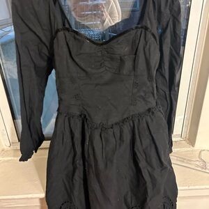 American Eagle Outfitters Black Long Sleeve Dress NWT M